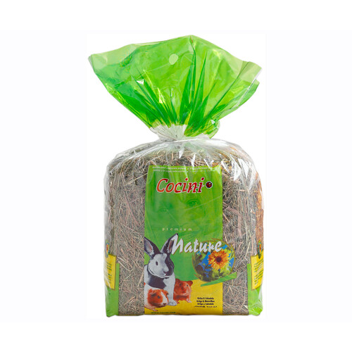 COCINI Heno para roedores con ortiga y caléndula COCINI NATURE 500 gr.