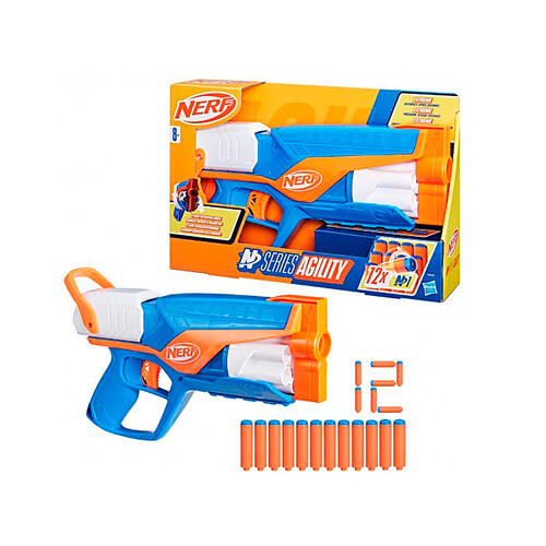 Nerf N Series Agility, lanza dardos, +8 Años.