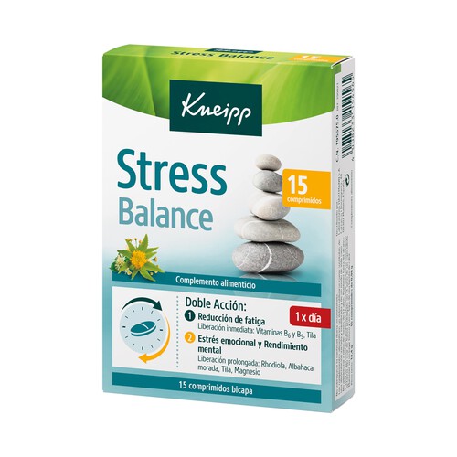 KNEIPP Stress balance Complemento alimenticio que ayuda a reducir la fatiga y el estrés emocional 15 uds.