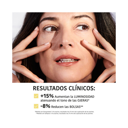 IROHA NATURE Parches contorno ojos con vitamina C y acción anti-fatiga.