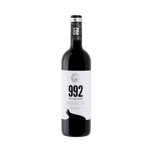 992  Vino tinto con IGP Vinos de la Tierrra de Castilla La Mancha botella de 75 cl.