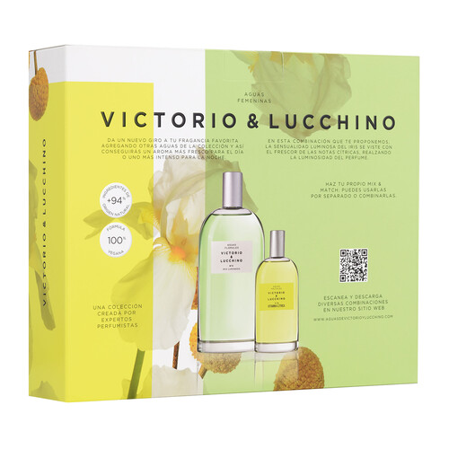 VICTORIO & LUCCHINO Estuche de colonia para mujer.