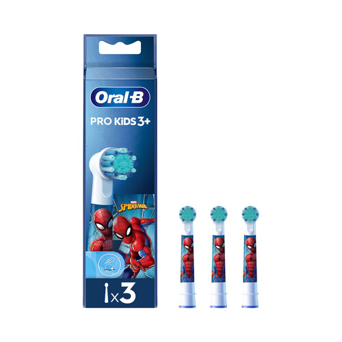 ORAL-B Pro kids3+ Recambio infantil ( a partir de 3 años) para cepillo de dientes eléctrico 3 uds.