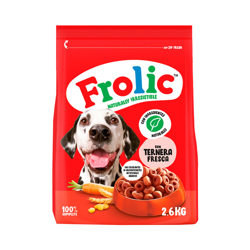 FROLIC Al perro seco buey 2,6 kg