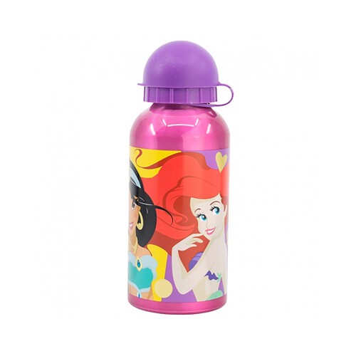 Botella de aluminio pequeña 400ml. Disney Princess Bright STOR.