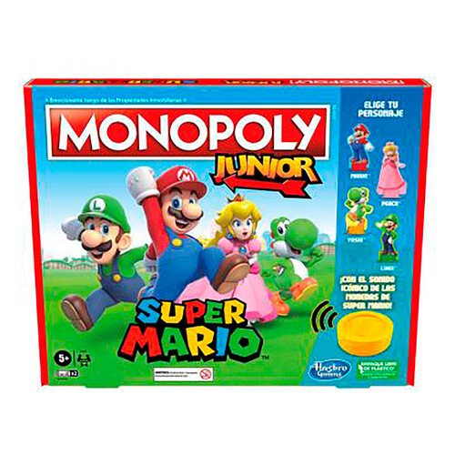 Monopoly Junior Super Mario HASBRO Gaming +8 años.