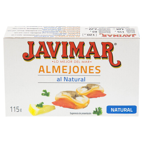 JAVIMAR Almejones al natural 63 g. 