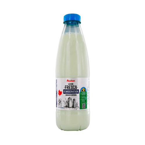 ALCAMPO CULTIVAMOS LO BUENO Leche de vaca semidesnatada fresca, de origen española 1 l.