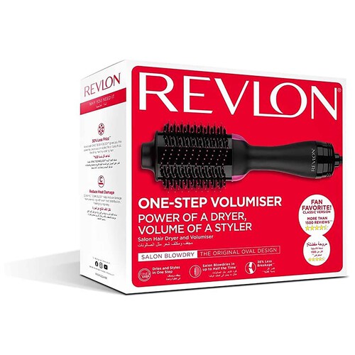 Cepillo moldeador de aire REVLON RVDR5222, cerámico, iónico, 3 temperaturas, 2 velocidades.