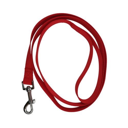 PRODUCTO ALCAMPO Correa de 2 cm. roja para perro 1.5 m.