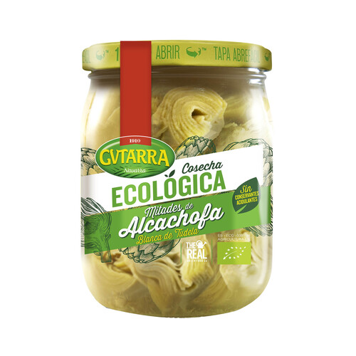 GUTARRA Mitades de alcachofas ecológicas GUTARRA 315 g.