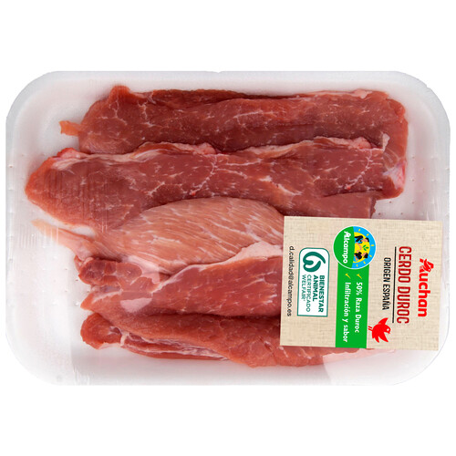 ALCAMPO CULTIVAMOS LO BUENO Filetes de jamón de cerdo raza Duroc