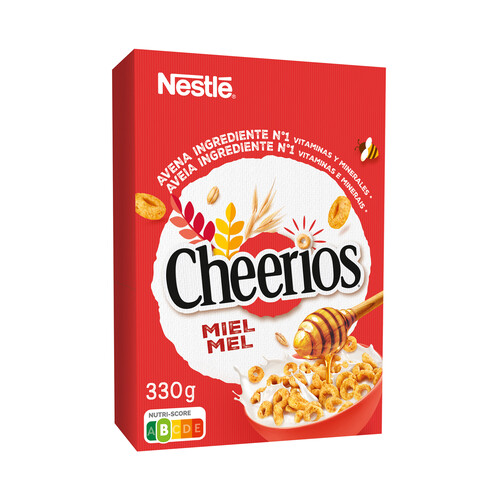 CHEERIOS Anillos de avena y miel con vitaminas y minerales 330 g.