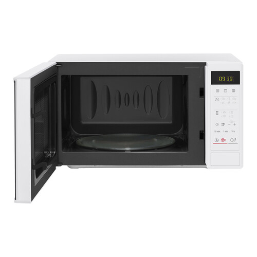 Microondas con grill LG MH6042DW, color blanco, capacidad 20L, Potencia: 700W, Grill: 600W.