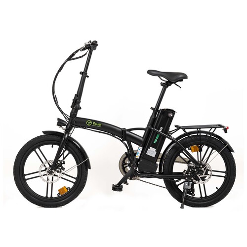 Bicicleta eléctrica plegable YOUIN You-Ride Tokyo, 250W, 7 velocidades, ruedas 20”, autonomía 40km.