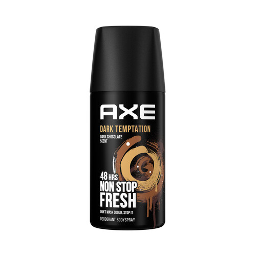 AXE Dark temptation Desodorante en spray para hombre con protección anti transpirante hasta 48 horas 35 ml.