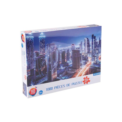 Puzzle Paisajes y Ciudades 1000 Pzs ONE TWO FUN ALCAMPO