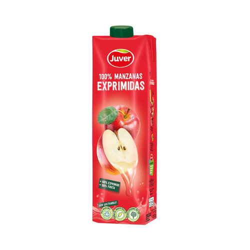 JUVER Zumo de manzana exprimido JUVER 1 L.