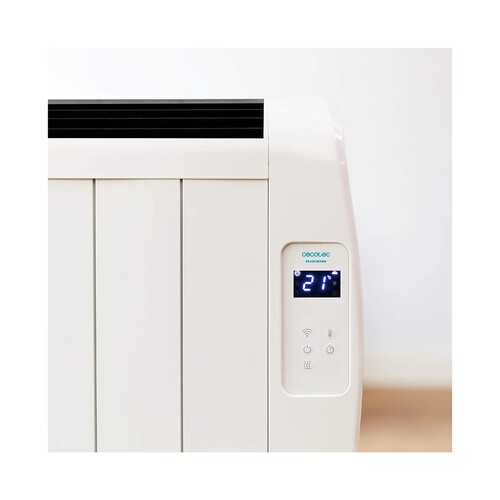 Emisor térmico CECOTEC ReadyWarm 800 Thermal Connected, Wi-Fi, 600W, 4 elementos, pantalla Led.