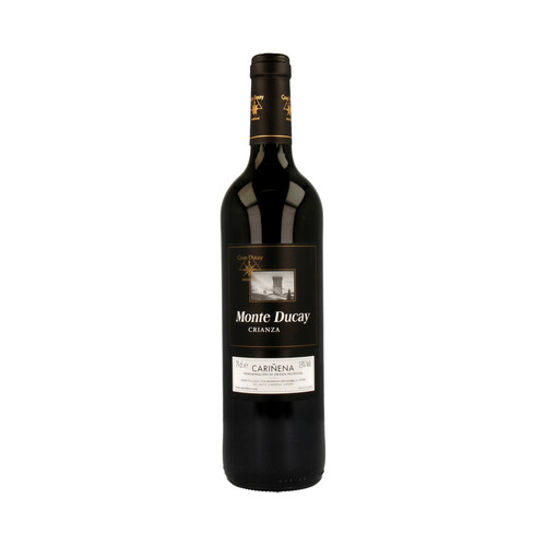 MONTE DUCAY Vino tinto crianza con D.O. Cariñena botella 75 cl.