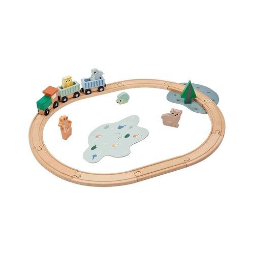 Leo Tren De Madera 59 Cm ONE TWO FUN ALCAMPO