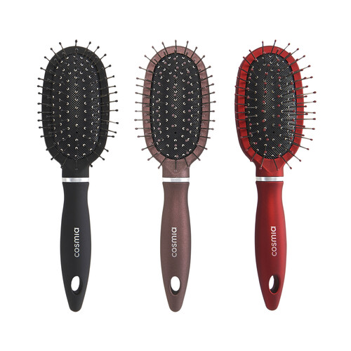 COSMIA Mini cepillo redondo suave y desenredante para cabellos gruesos COSMIA.