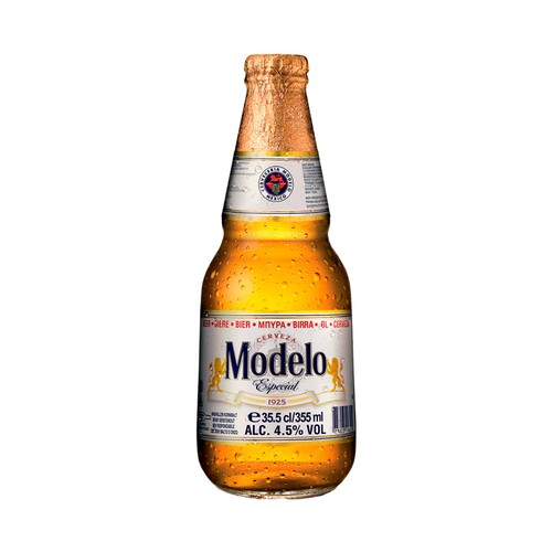 MODELO ESPECIAL  Cerveza rubia Mexicana botella de 33,5 centilitros