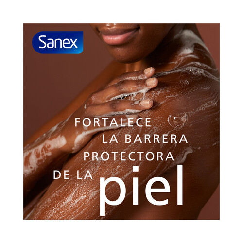 SANEX Cuidado experto Recambio de gel de ducha o baño probiótico, para todo tipo de pieles 950 ml.