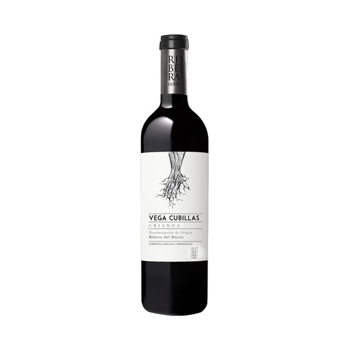 VEGA CUBILLAS  Vino tinto crianza con D.O. Ribera del Duero botella 75 cl.