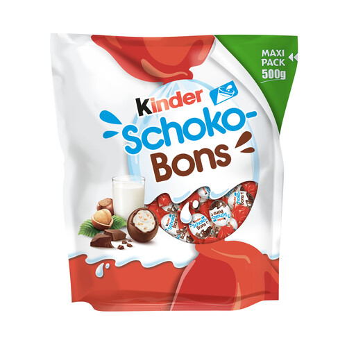 Bolitas de chocolate KINDER Schokobons 500 g.