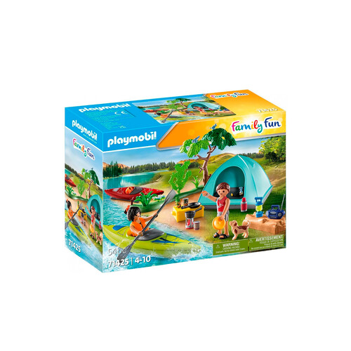 PLAYMOBIL Camping con hoguera