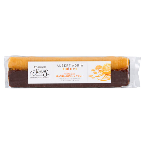 VICENS Turrón de mandarina y yuzu adria natura 300 g.