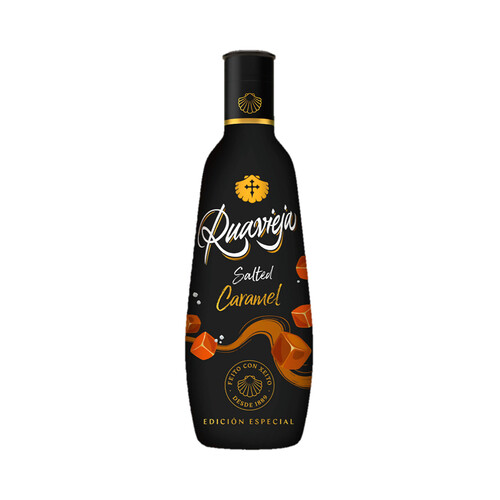 RUAVIEJA Licor con alcohol de caramelo salado botella 70 cl.