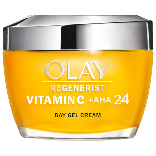 OLAY Regenerist vitamin C Crema de día textura gel, con vitamina C y AHA24 y fragancia cítrica 50 ml.