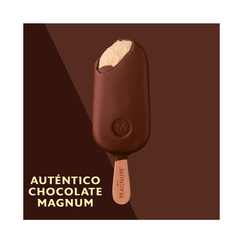 MAGUM Classic de frigobombón helado de vainilla y chocolate con leche 3 x 100 ml.