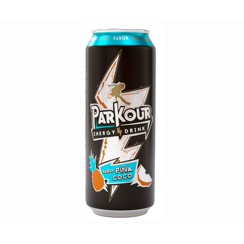 PARKOUR Bebida energética piña lata 50 cl.