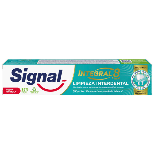 SIGNAL Integral 8 Pasta de dientes para un cuidado bucal integral y una limpieza intensa 75 ml.