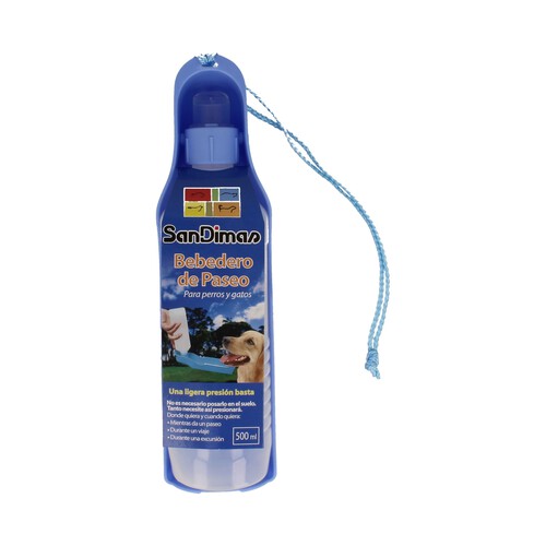 SANDIMAS Bebedero de paseo para mascotas SANDIMAS 500 ml. 1 ud.