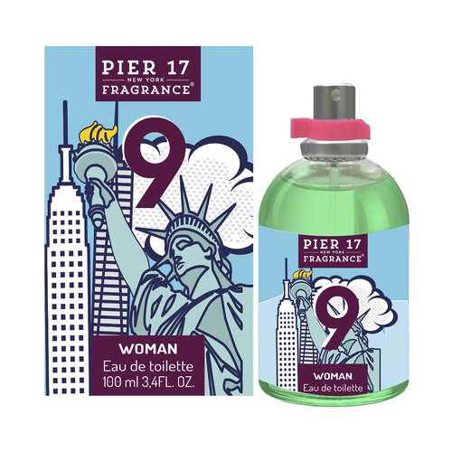 PIER 17 9 Eau de toilette para mujer con vaporizador en spray 100 ml.