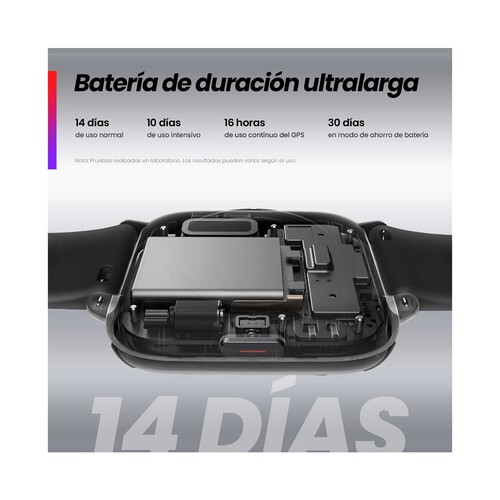 AMAZFIT Active rosa, Smartwatch 1,75, entrenador AI, GPS, Bluetooth.