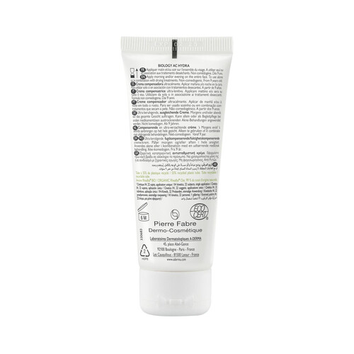 A.DERMA Biology ac hydra Crema compensadora ultracalmante 40 ml.