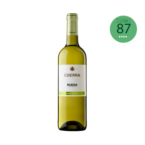 EDERRA  Vino blanco verdejo con D.O. Rueda botella 75 cl.