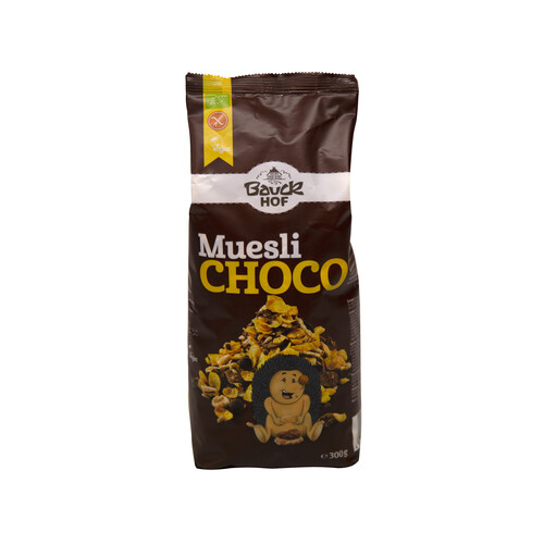 BAUCKHOF Muesli de chocolate, sin gluten BAUCKHOF 300 g.