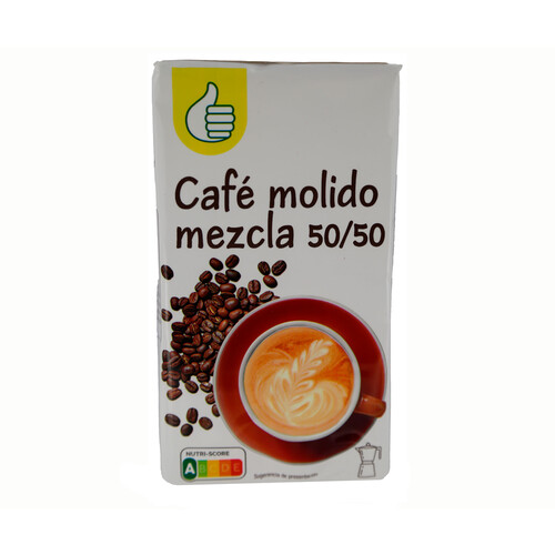 PRODUCTO ECONÓMICO ALCAMPO Café molido mezcla (50/50) 250 g.