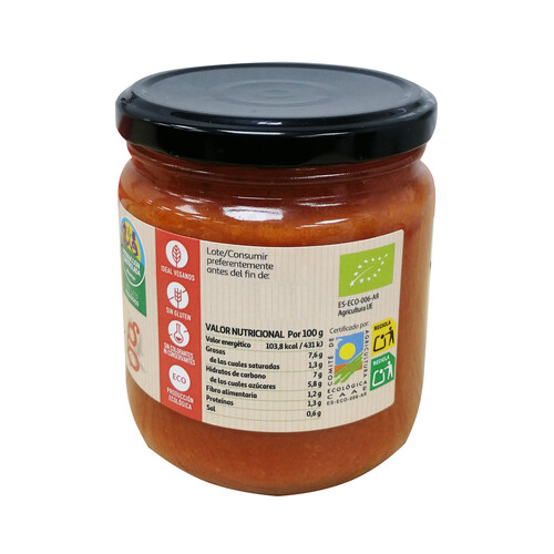 ALCAMPO CULTIVAMOS LO BUENO ECOLÓGICO  Tomate frito de temporada ecológico  340 g.