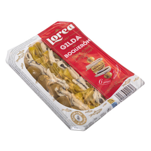 LOREA Gildas de boquerón del Cantábrico 100 gr.