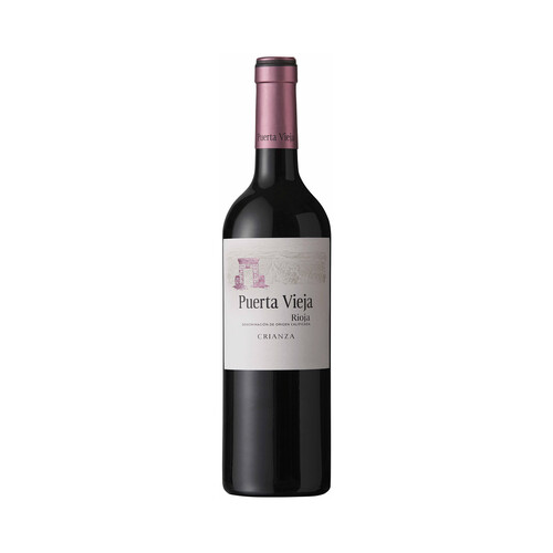 PUERTA VIEJA Vino tinto crianza con D.O. Ca. Rioja botella 75 cl.