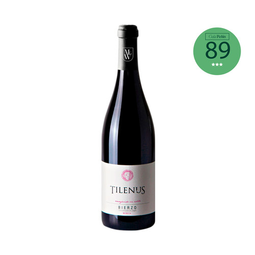 TILENUS Vino tinto envejecido en barrica de roble con D.O. Bierzo botella 75 cl.