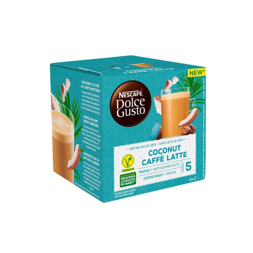 Nescafé Dolce Gusto Coconut Caffè Latte 12 cápsulas