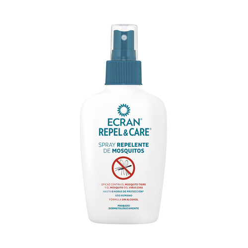 ECRAN Repel & care Spray after sun y repelente de mosquitos 100 ml.